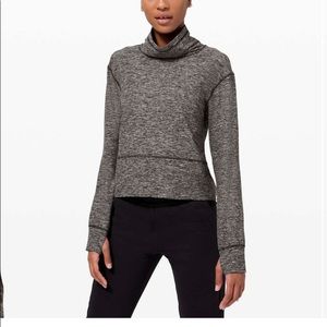 Lululemon Ready to Rulu pullover in Heathered Black